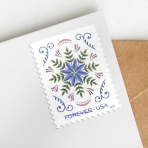 Forever Stamps 2024 Christmas Ornaments & Holiday Florals – Holiday Celebration, First-Class Postage