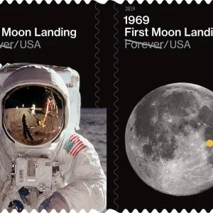 Forever Stamps 2019 First Moon Landing – Space Exploration, First-Class Postage