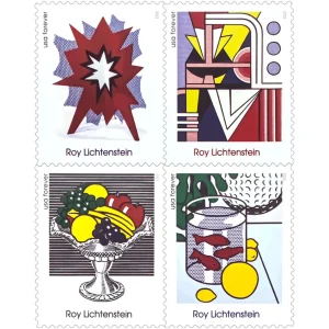 Forever Stamps 2023 Roy Lichtenstein – Pop Art Collection, First-Class Postage