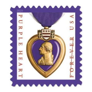 Forever Stamps 2019 Purple Heart Medal – Military Tribute, First-Class Postage