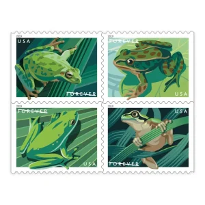 Forever Stamps 2019 Frogs – Wildlife Series, First-Class Postage
